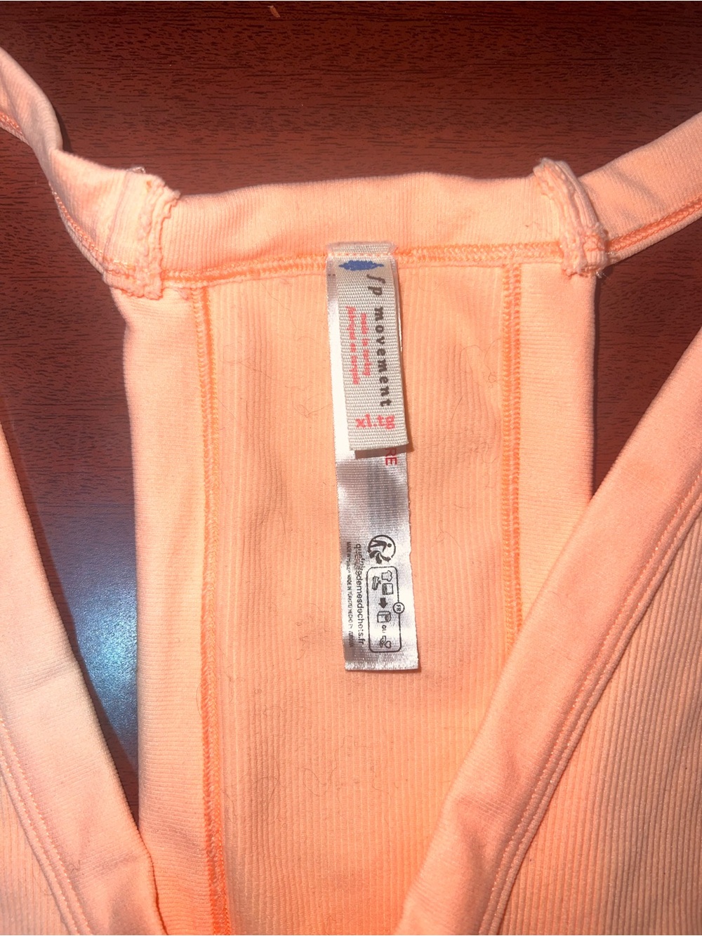 FP Movement All Clear V-Neck Sleeveless Cropped Cami - Fruit Punch - Picture 4 of 6